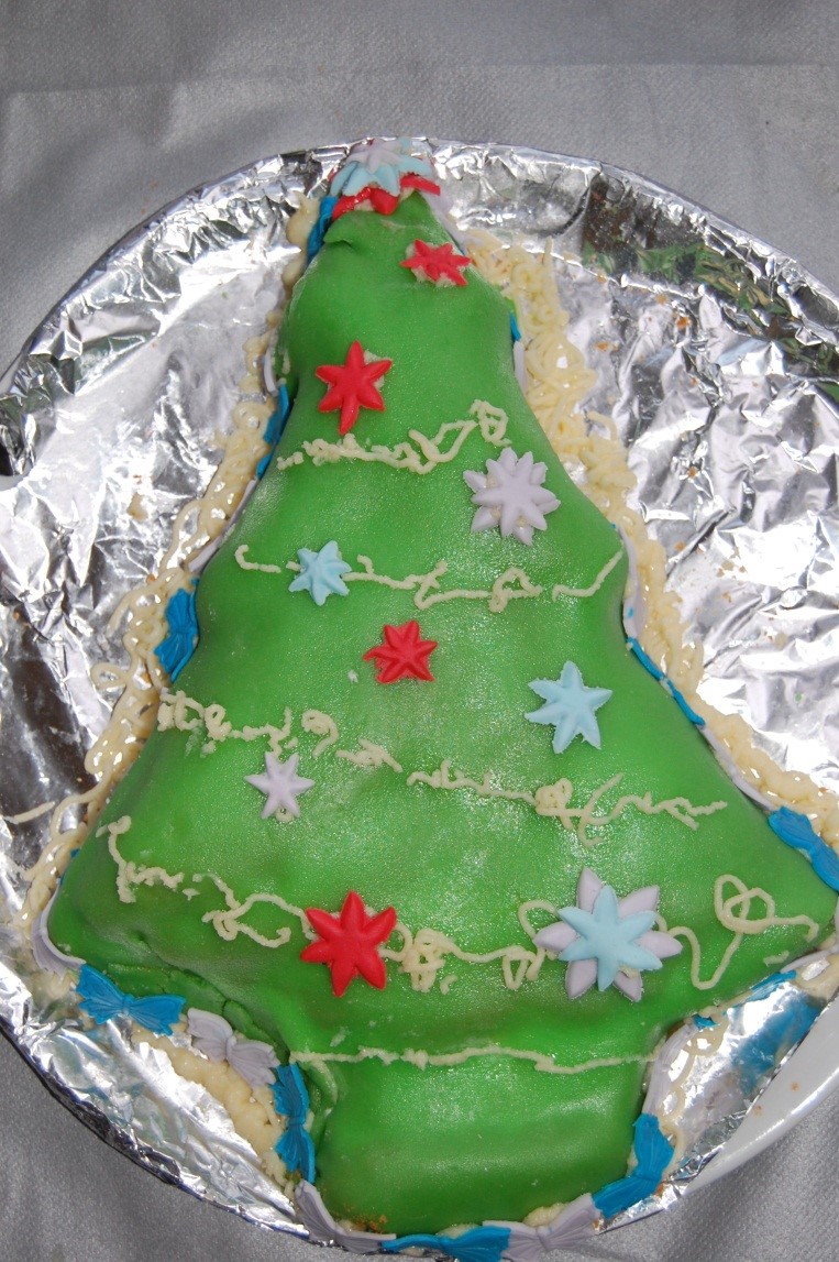 KERSTBOOMTAART  maken