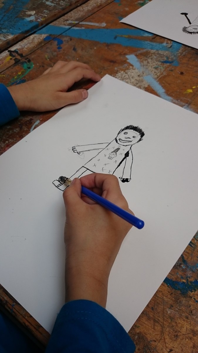 Uitgelezene Groep 5: tekenen met Oostindische inkt - Kindcentrum de Vaart PX-38