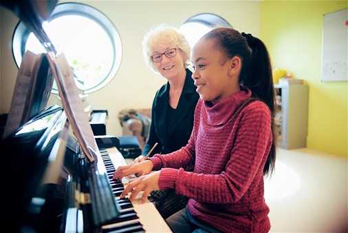Instrumenten uitproberen Cool