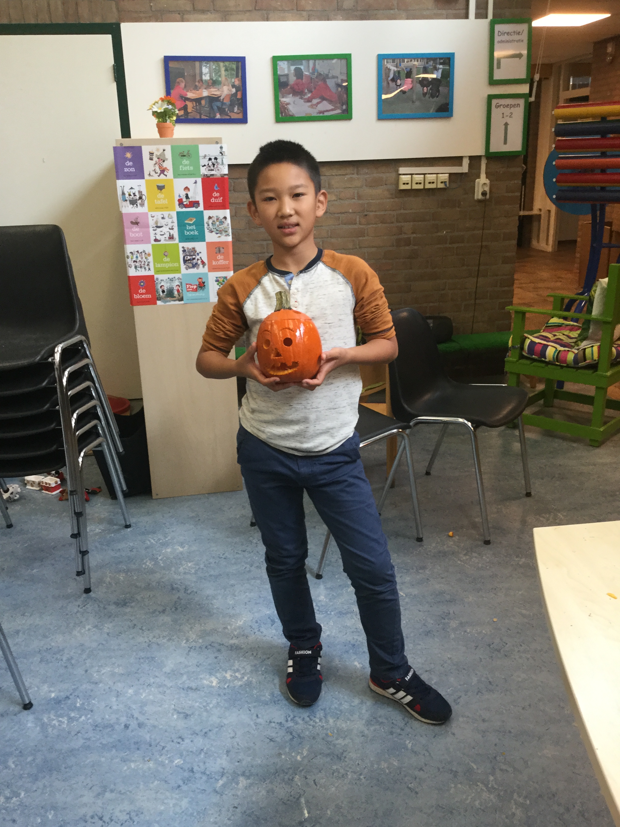 Naschoolse activiteit: creatief met pompoenen