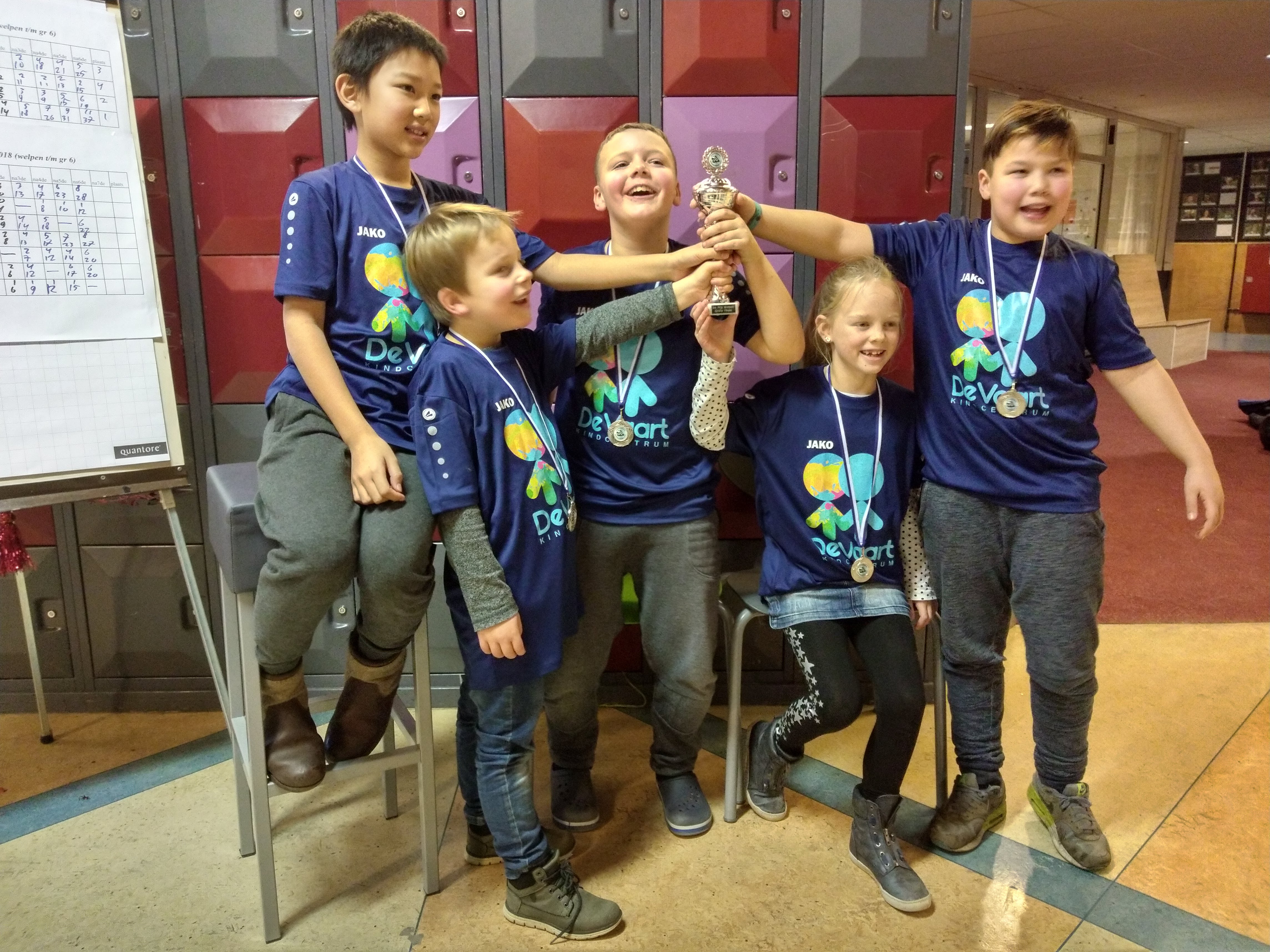 Het schooldamkampioenschap is goed gegaan