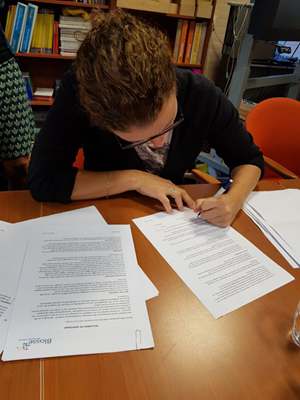 ondertekening vaartraad