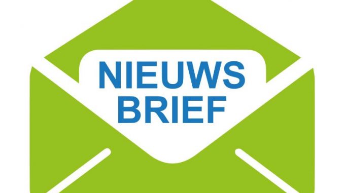 Nieuwsbrief vandaag niet ontvangen? Aanmelden!