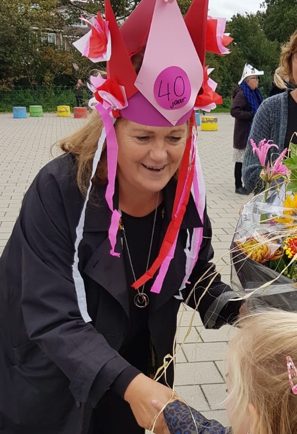 Juf Annemiek 40 jaar in het onderwijs