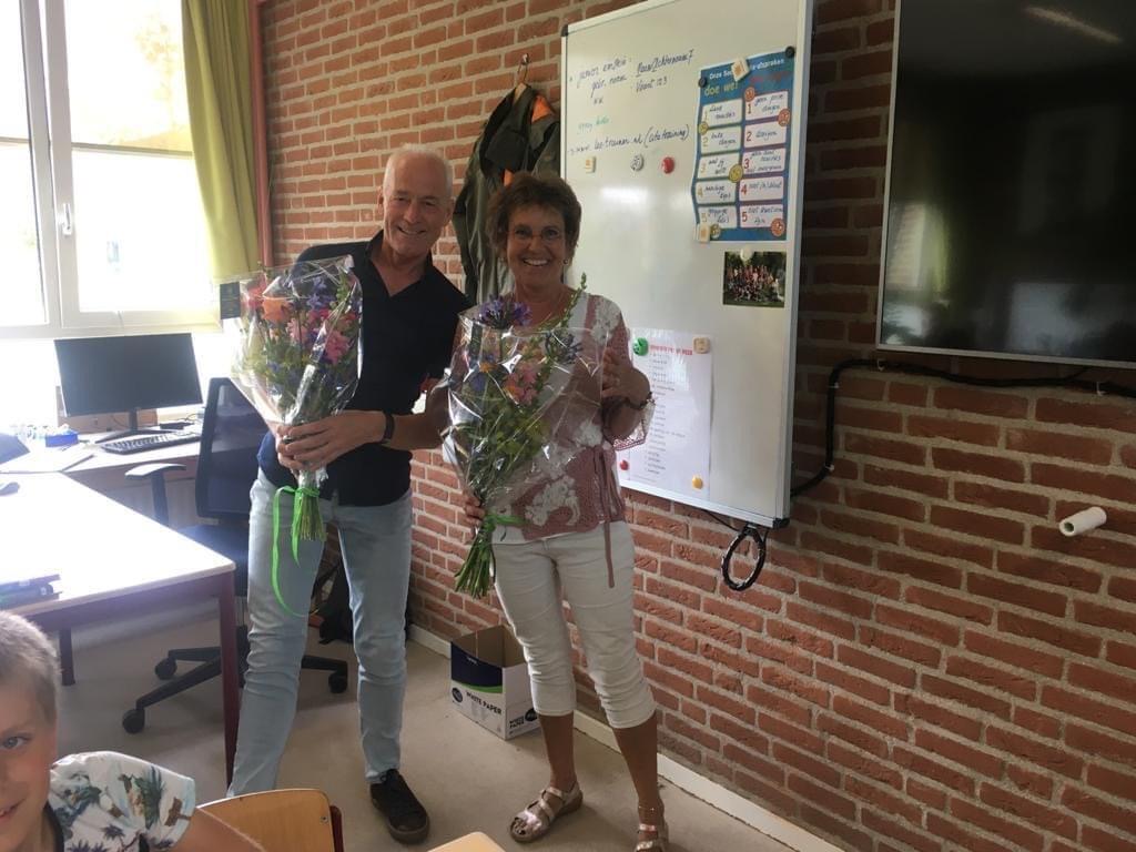 Afscheid meester Jan en juf Ans