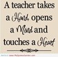 a teacher takes